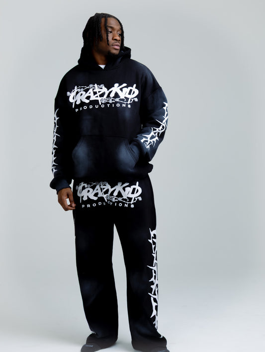Black CrazyKid Hoodie