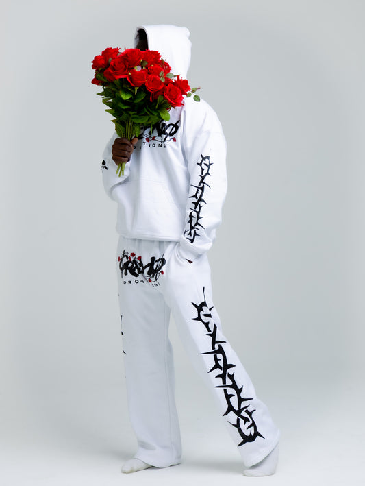 White CrazyKid Hoodie