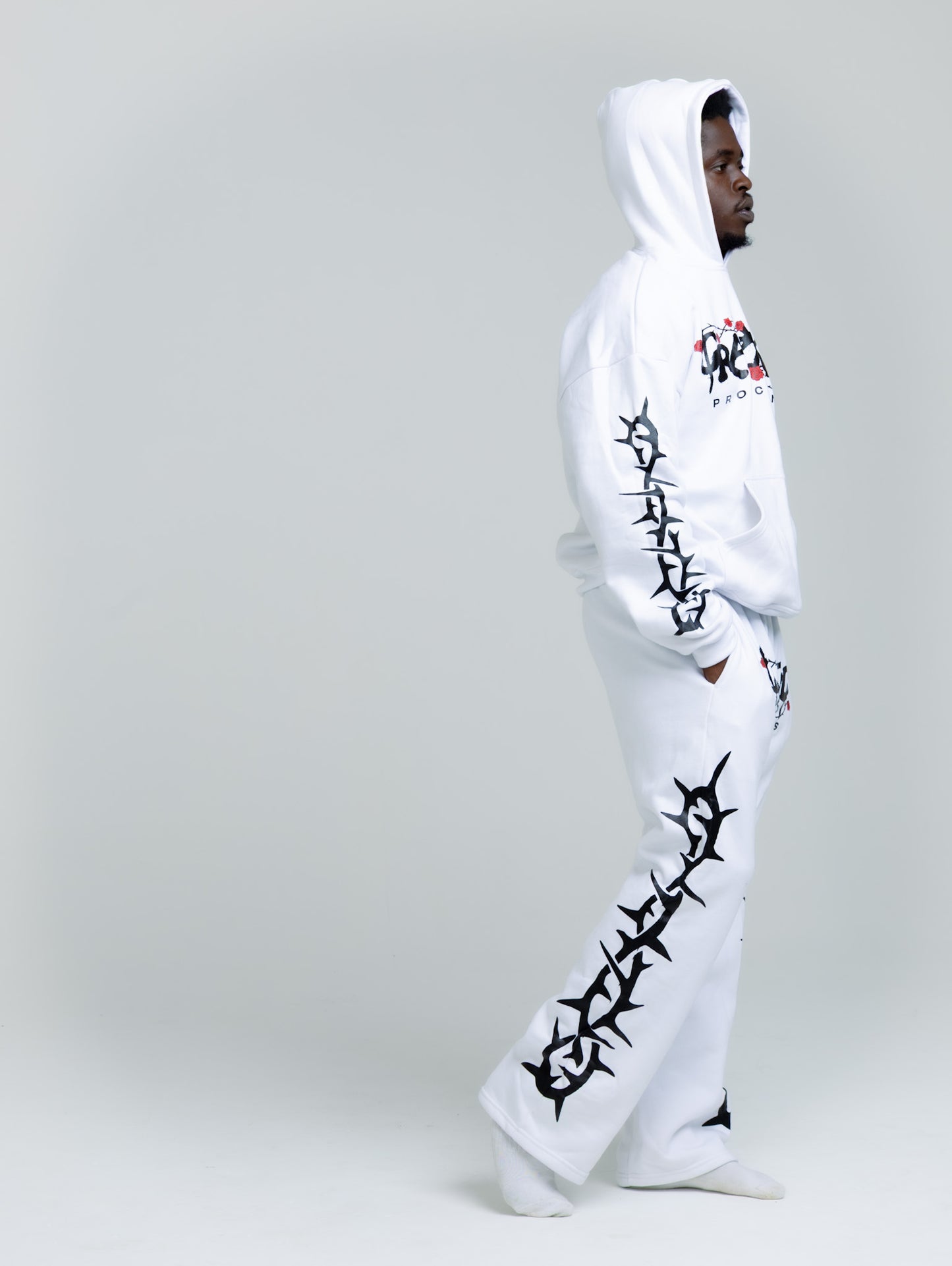 White CrazyKid Hoodie