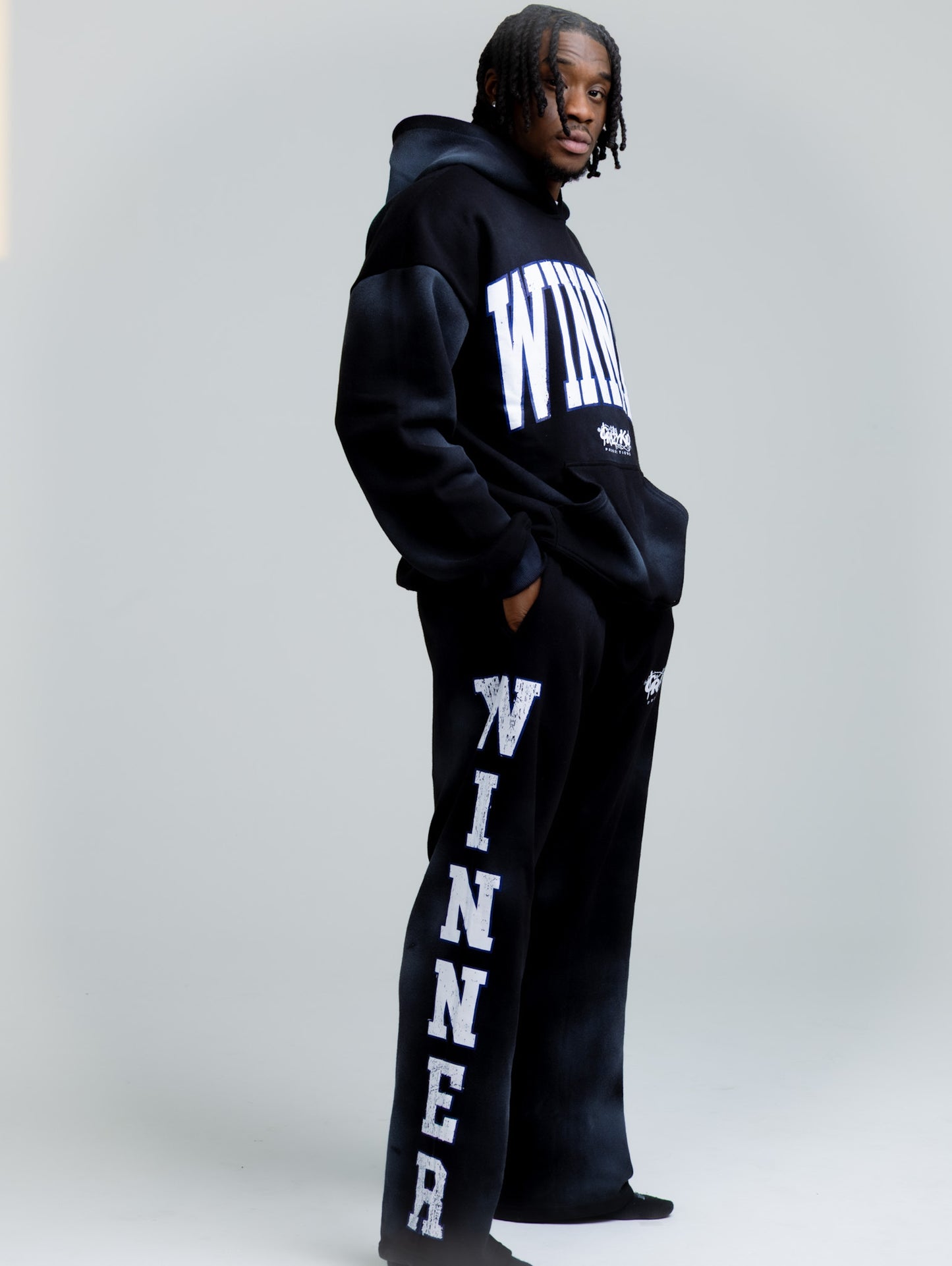 Black Winner Pant
