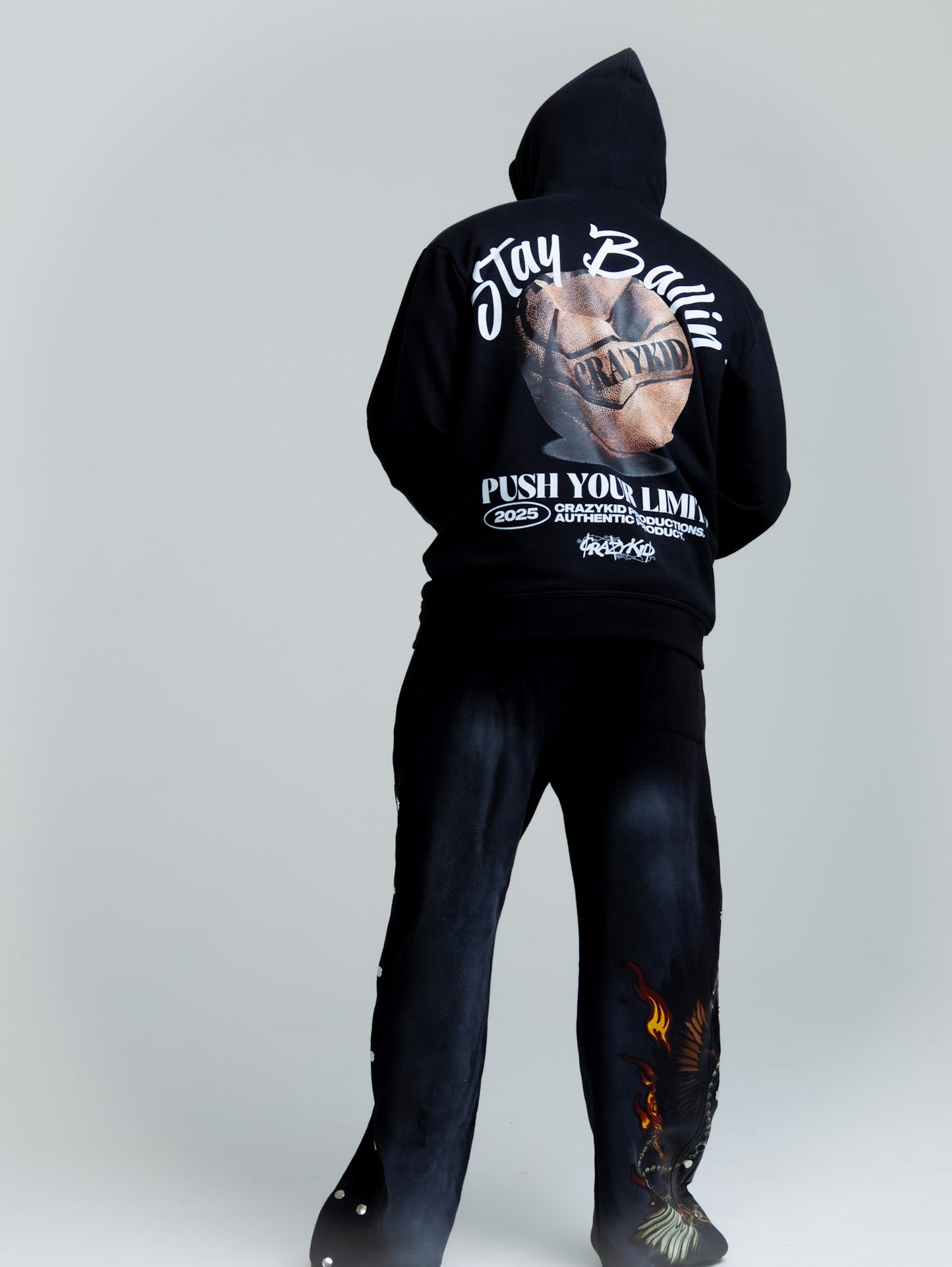 Black Stay Ballin' Hoodie