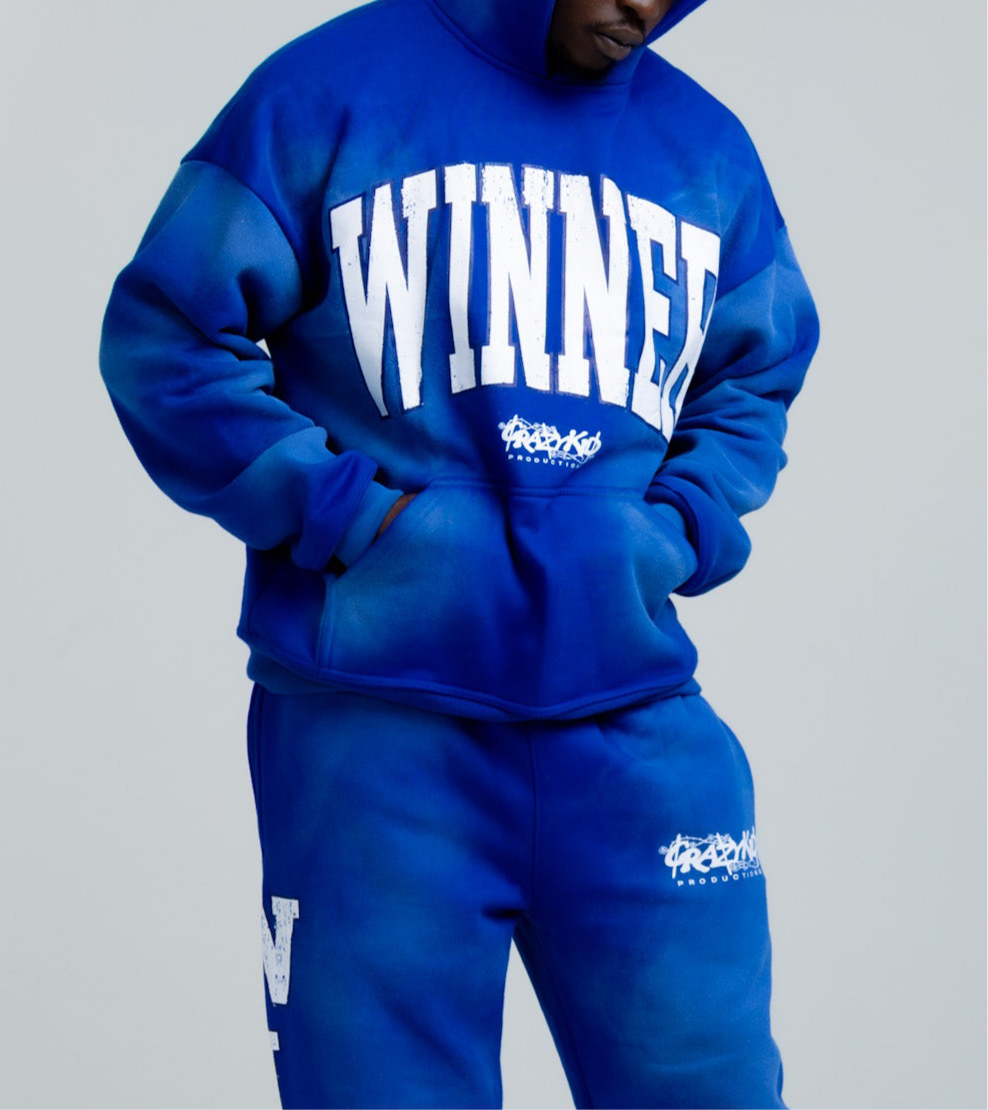 Blue Winner Hoodie